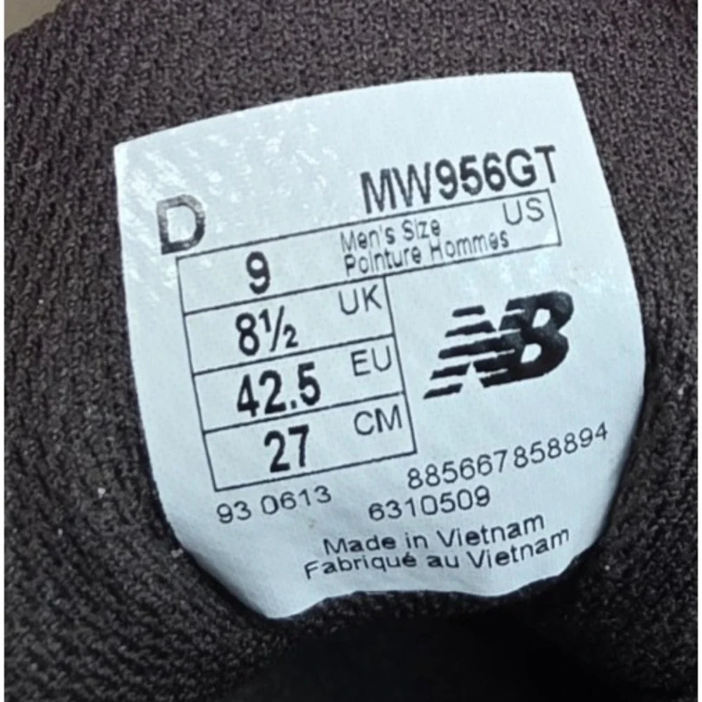 New Balance (Sz 9 D) MW956GT Brown Leather Gore-Tex Hiking Shoes Rollbar